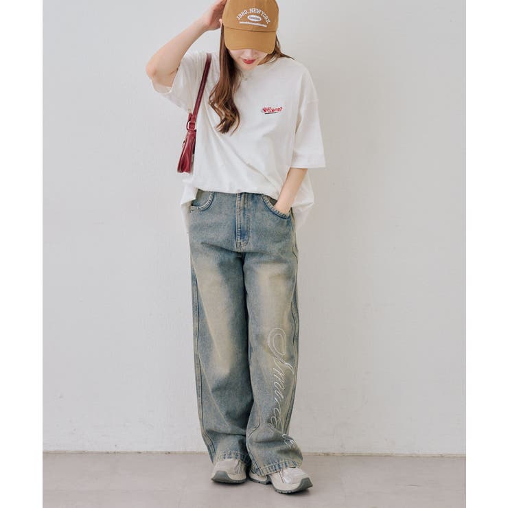 オバケ刺繍Tシャツ | NICE CLAUP / OLIVE des OLIVE　OUTLET | 詳細画像7 