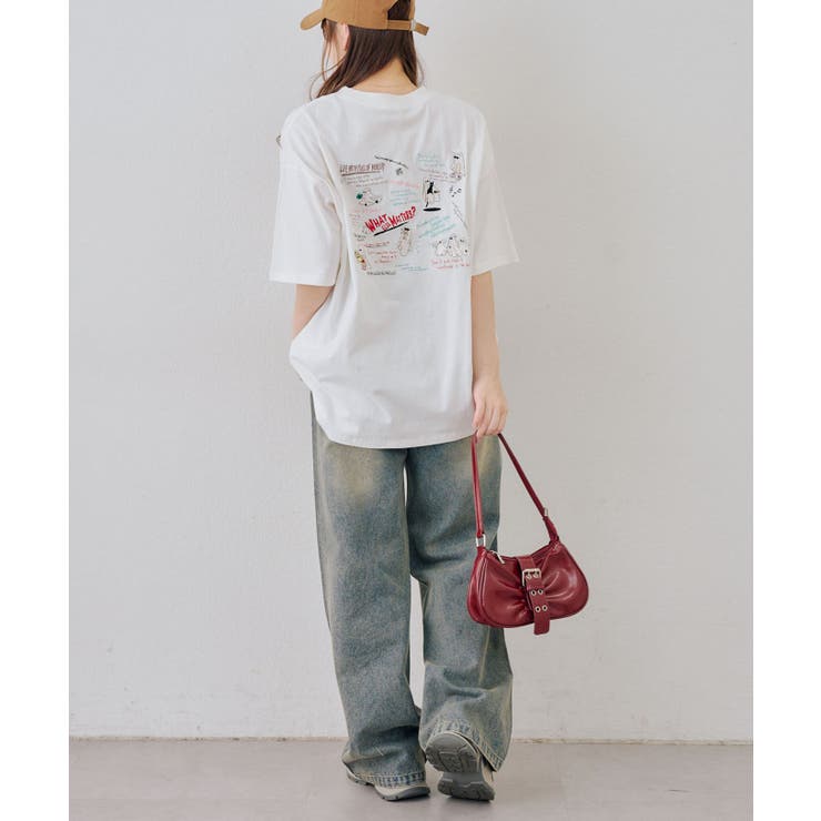 オバケ刺繍Tシャツ | NICE CLAUP / OLIVE des OLIVE　OUTLET | 詳細画像9 