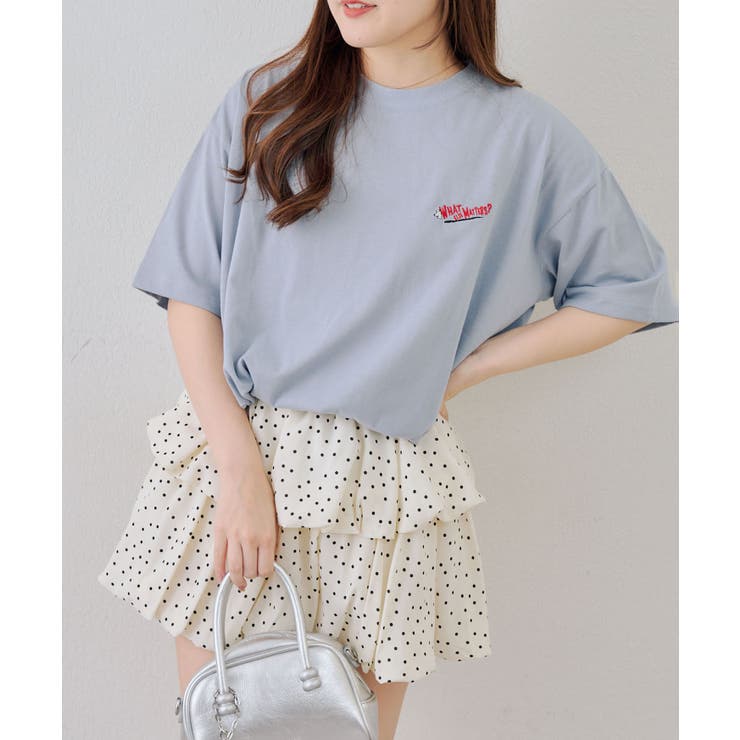 オバケ刺繍Tシャツ | NICE CLAUP / OLIVE des OLIVE　OUTLET | 詳細画像10 