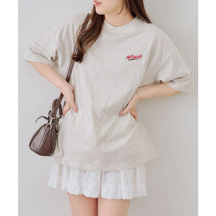 オバケ刺繍Tシャツ | NICE CLAUP / OLIVE des OLIVE　OUTLET | 詳細画像14 