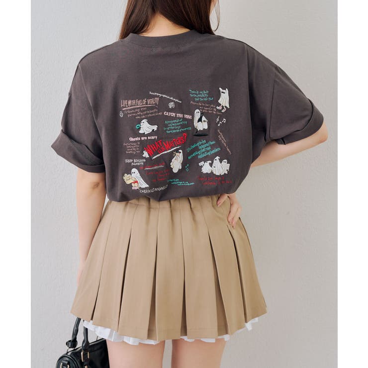 オバケ刺繍Tシャツ | NICE CLAUP / OLIVE des OLIVE　OUTLET | 詳細画像28 