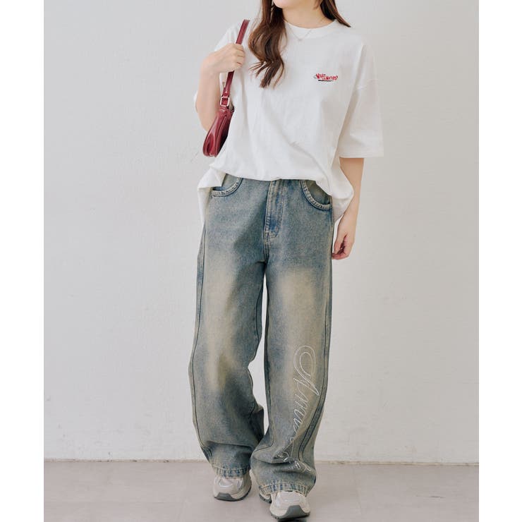 オバケ刺繍Tシャツ | NICE CLAUP / OLIVE des OLIVE　OUTLET | 詳細画像6 