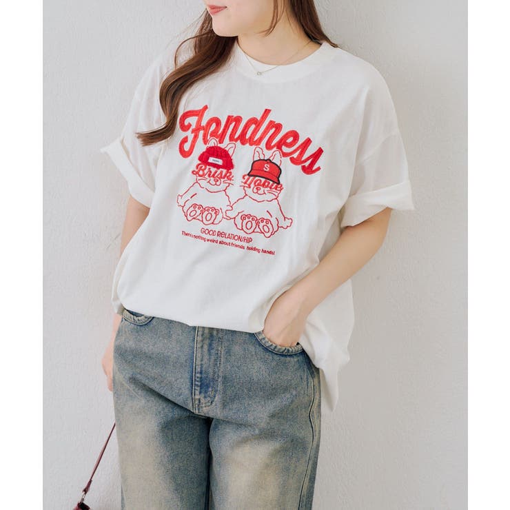 ウサギニット帽Tシャツ | NICE CLAUP / OLIVE des OLIVE　OUTLET | 詳細画像9 