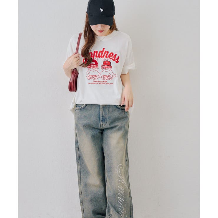 ウサギニット帽Tシャツ | NICE CLAUP / OLIVE des OLIVE　OUTLET | 詳細画像13 