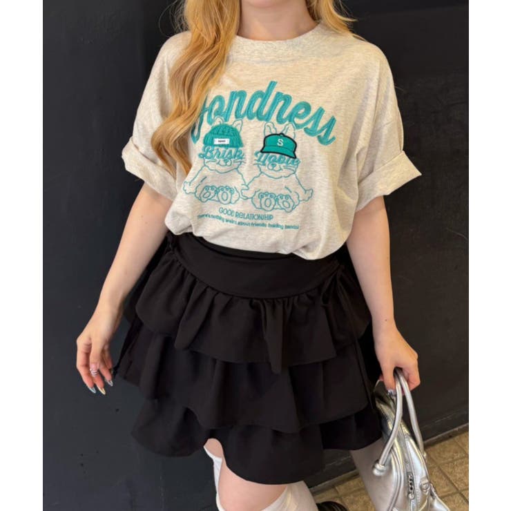 ウサギニット帽Tシャツ | NICE CLAUP / OLIVE des OLIVE　OUTLET | 詳細画像19 