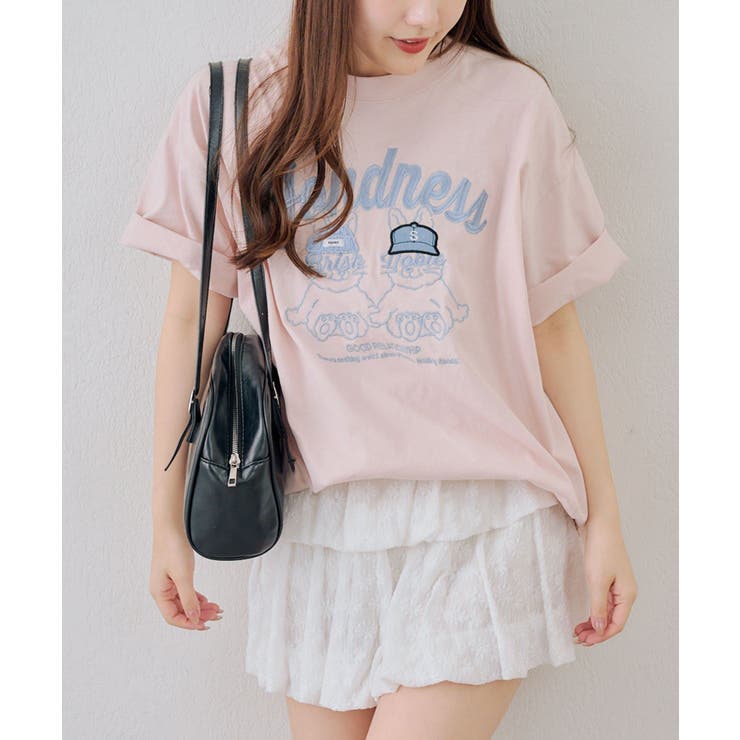 ウサギニット帽Tシャツ | NICE CLAUP / OLIVE des OLIVE　OUTLET | 詳細画像3 