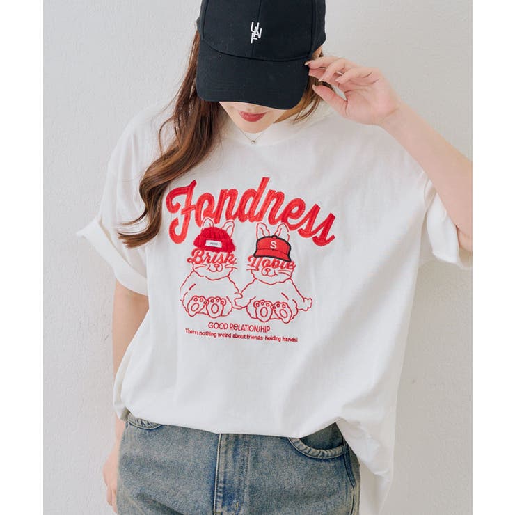 オフ | ウサギニット帽Tシャツ | NICE CLAUP / OLIVE des OLIVE　OUTLET