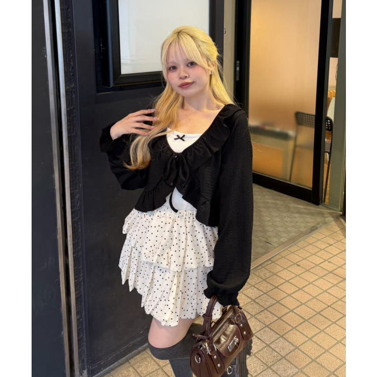 ラッフルボレロカーディガン | RMAF　NICE CLAUP / OLIVE des OLIVE | 詳細画像7 