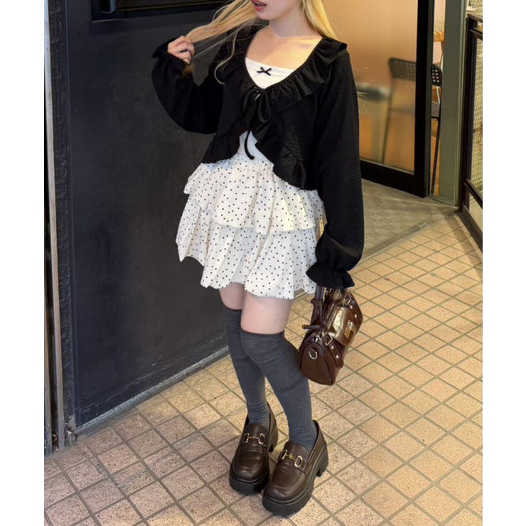 ラッフルボレロカーディガン | RMAF　NICE CLAUP / OLIVE des OLIVE | 詳細画像9 