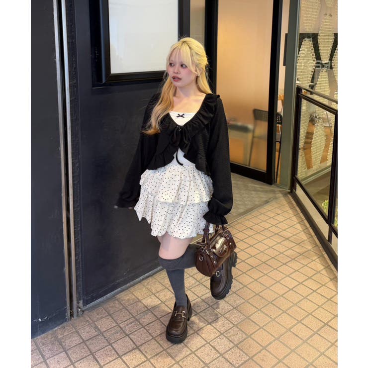 ラッフルボレロカーディガン | RMAF　NICE CLAUP / OLIVE des OLIVE | 詳細画像13 