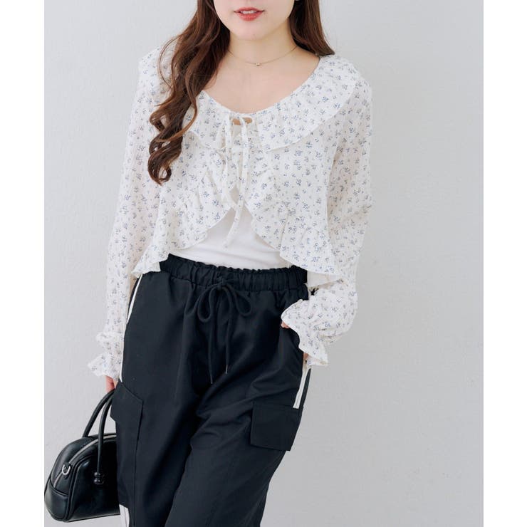 ラッフルボレロカーディガン | RMAF　NICE CLAUP / OLIVE des OLIVE | 詳細画像15 