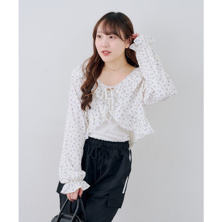 ラッフルボレロカーディガン | RMAF　NICE CLAUP / OLIVE des OLIVE | 詳細画像16 