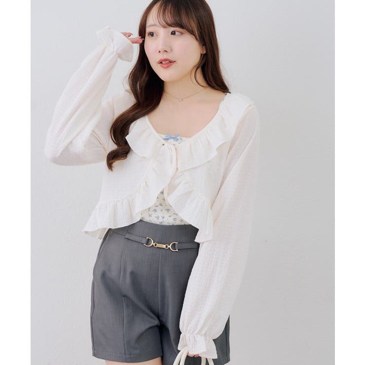 ラッフルボレロカーディガン | RMAF　NICE CLAUP / OLIVE des OLIVE | 詳細画像26 