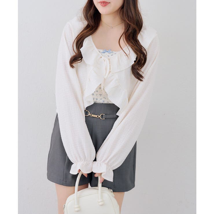 ラッフルボレロカーディガン | RMAF　NICE CLAUP / OLIVE des OLIVE | 詳細画像32 