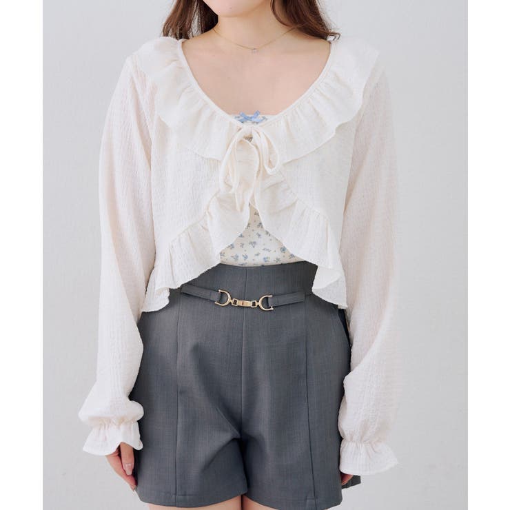 ラッフルボレロカーディガン | RMAF　NICE CLAUP / OLIVE des OLIVE | 詳細画像33 