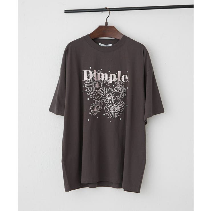 花刺繍×ラインストーンTシャツ | NICE CLAUP / OLIVE des OLIVE　OUTLET | 詳細画像17 