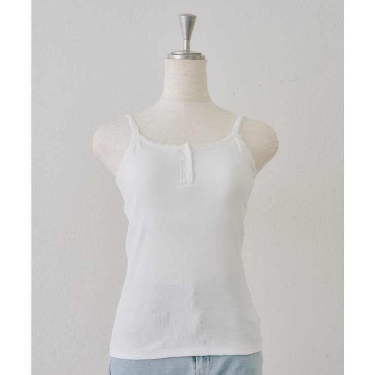 ヘンリーレース付キャミ | NICE CLAUP / OLIVE des OLIVE　OUTLET | 詳細画像5 