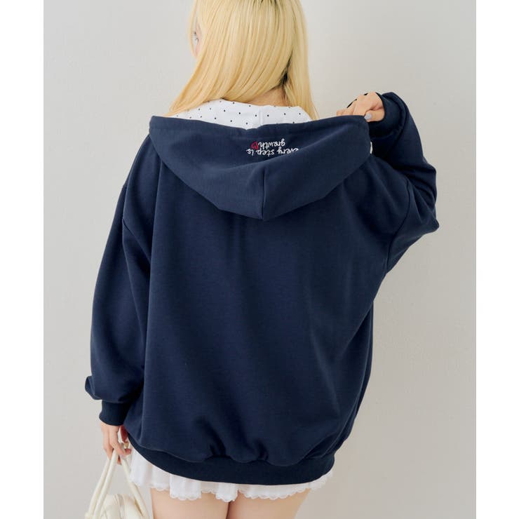 配色BIGロゴZIPパーカー | NICE CLAUP / OLIVE des OLIVE　OUTLET | 詳細画像12 