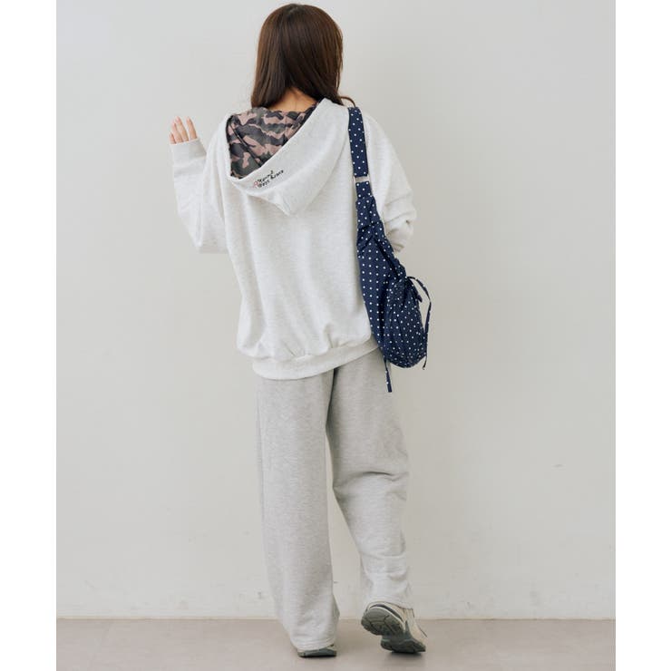 配色BIGロゴZIPパーカー | NICE CLAUP / OLIVE des OLIVE　OUTLET | 詳細画像25 