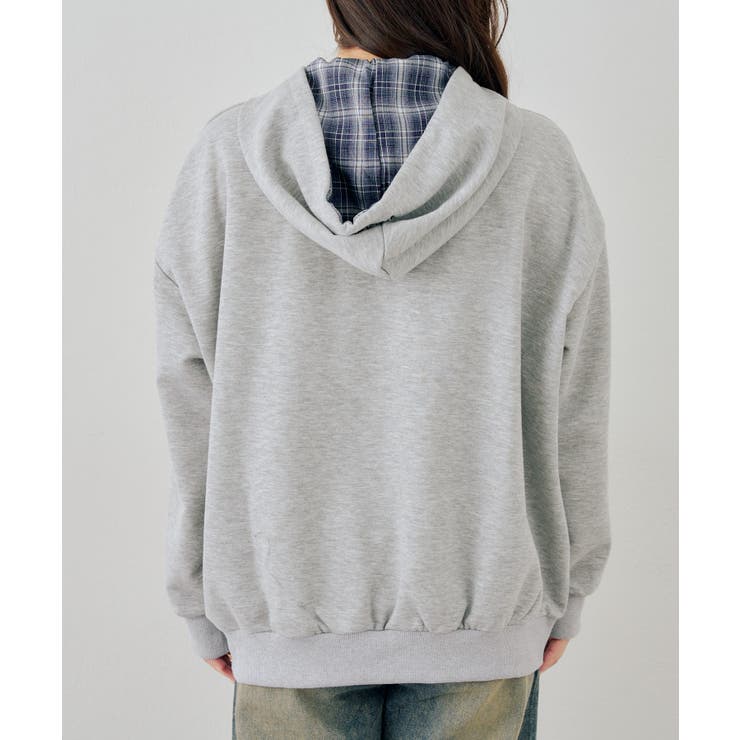 配色BIGロゴZIPパーカー | NICE CLAUP / OLIVE des OLIVE　OUTLET | 詳細画像35 