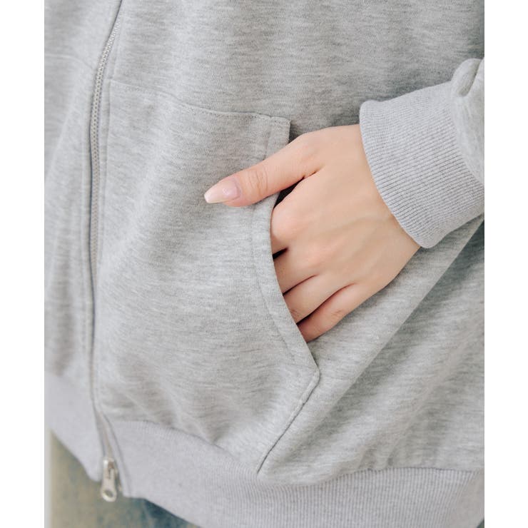 配色BIGロゴZIPパーカー | NICE CLAUP / OLIVE des OLIVE　OUTLET | 詳細画像42 