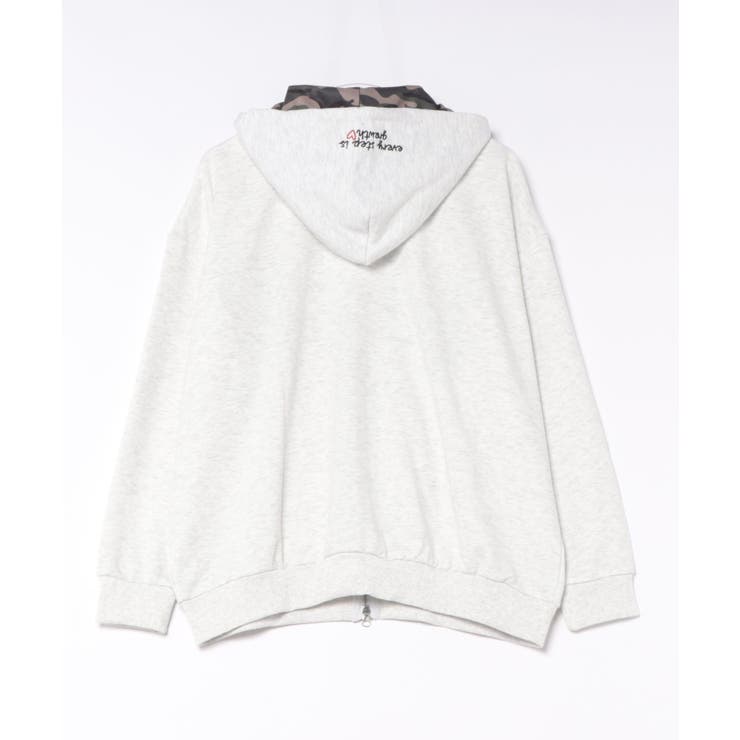 配色BIGロゴZIPパーカー | NICE CLAUP / OLIVE des OLIVE　OUTLET | 詳細画像46 