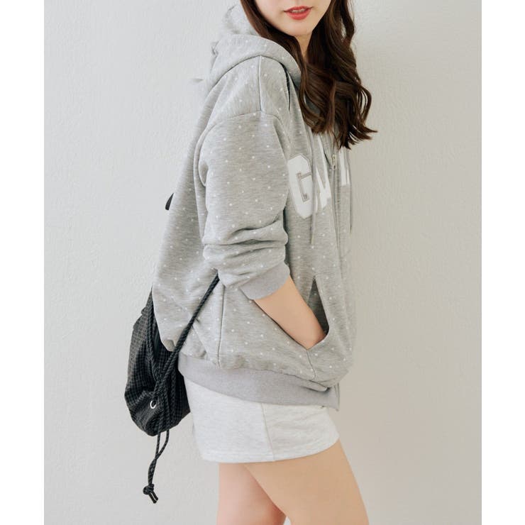 配色BIGロゴZIPパーカー | NICE CLAUP / OLIVE des OLIVE　OUTLET | 詳細画像50 