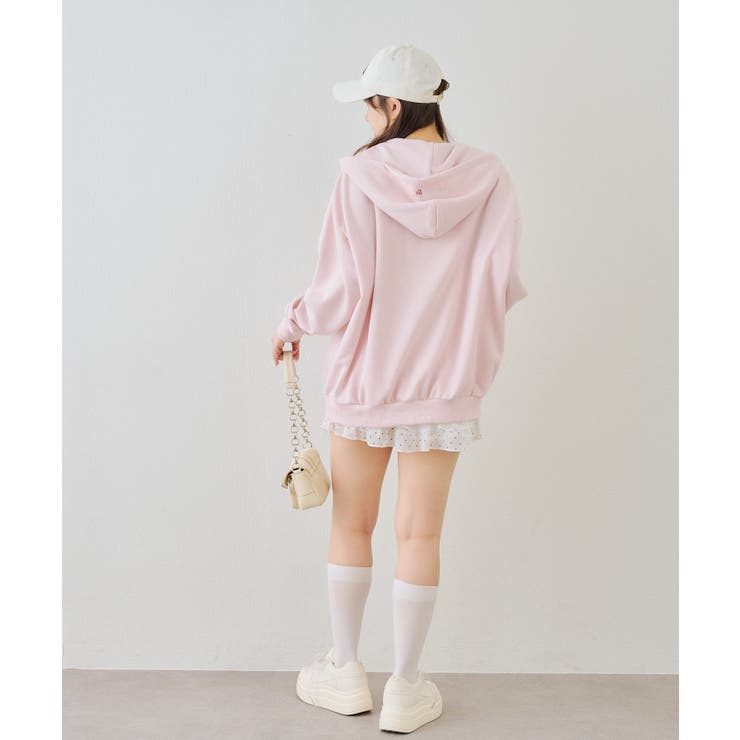 配色BIGロゴZIPパーカー | NICE CLAUP / OLIVE des OLIVE　OUTLET | 詳細画像57 