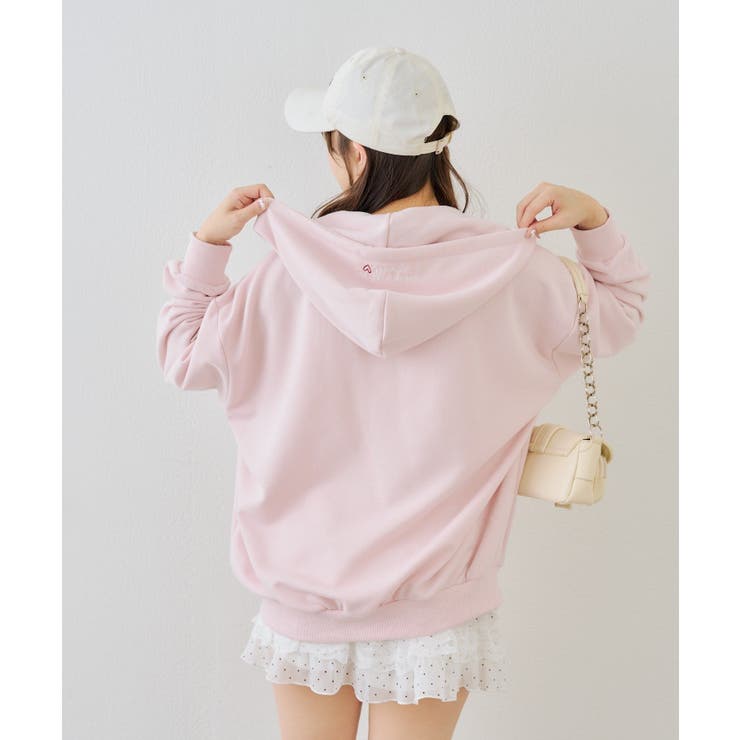 配色BIGロゴZIPパーカー | NICE CLAUP / OLIVE des OLIVE　OUTLET | 詳細画像58 