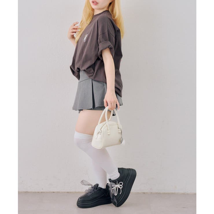 わちゃわちゃウサギ ビッグTシャツ | NICE CLAUP / OLIVE des OLIVE　OUTLET | 詳細画像9 