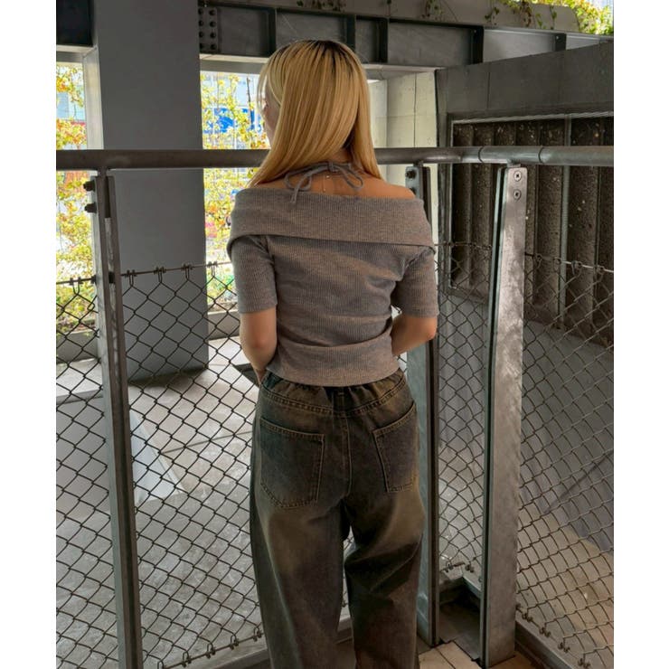 ラメテレコダブルジップトップス | NICE CLAUP / OLIVE des OLIVE　OUTLET | 詳細画像9 