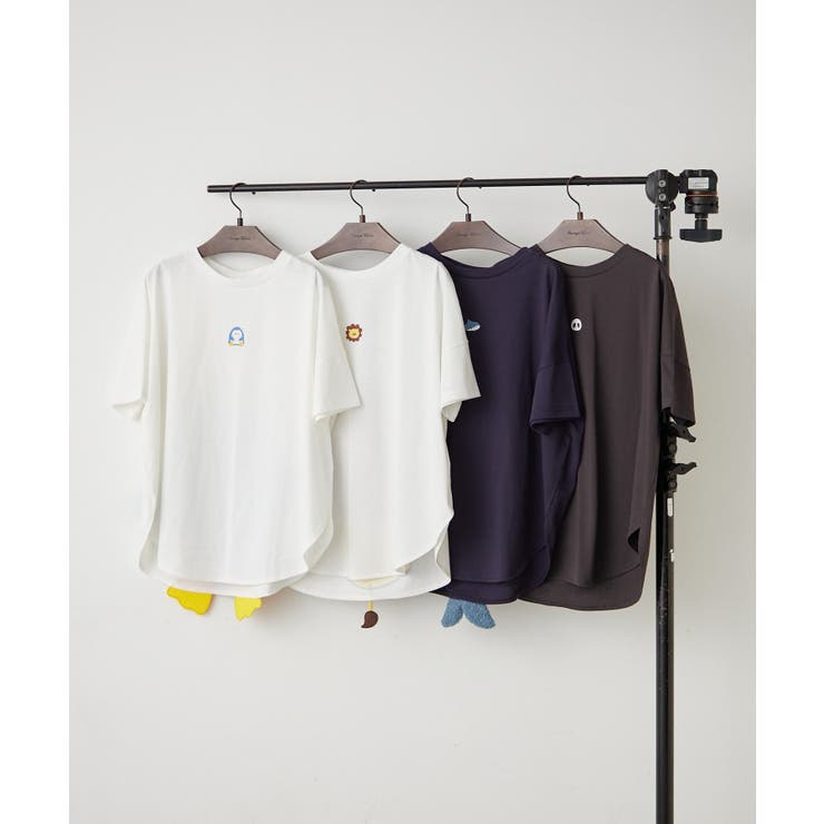 アニマル足尻モチーフTシャツ | NICE CLAUP / OLIVE des OLIVE　OUTLET | 詳細画像2 