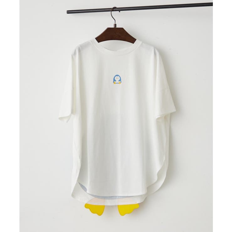 アニマル足尻モチーフTシャツ | NICE CLAUP / OLIVE des OLIVE　OUTLET | 詳細画像3 