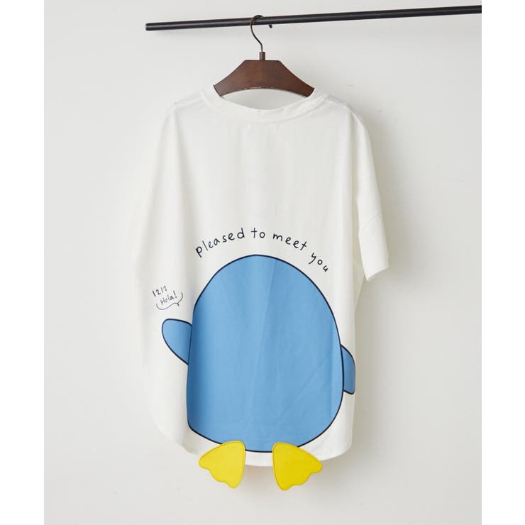 柄1 | アニマル足尻モチーフTシャツ | NICE CLAUP / OLIVE des OLIVE　OUTLET