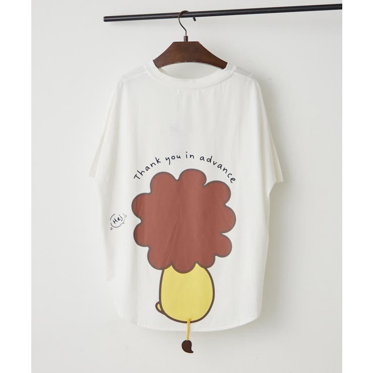 柄2 | アニマル足尻モチーフTシャツ | NICE CLAUP / OLIVE des OLIVE　OUTLET