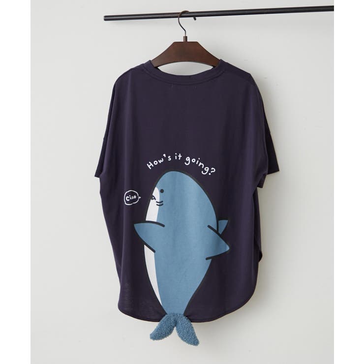 柄3 | アニマル足尻モチーフTシャツ | NICE CLAUP / OLIVE des OLIVE　OUTLET
