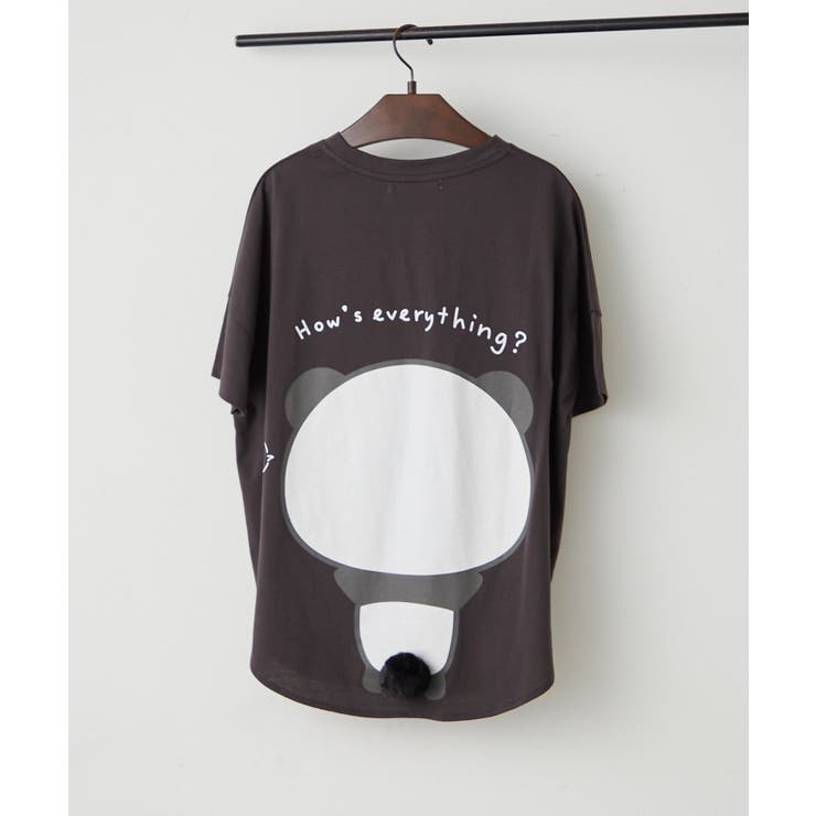 柄4 | アニマル足尻モチーフTシャツ | NICE CLAUP / OLIVE des OLIVE　OUTLET