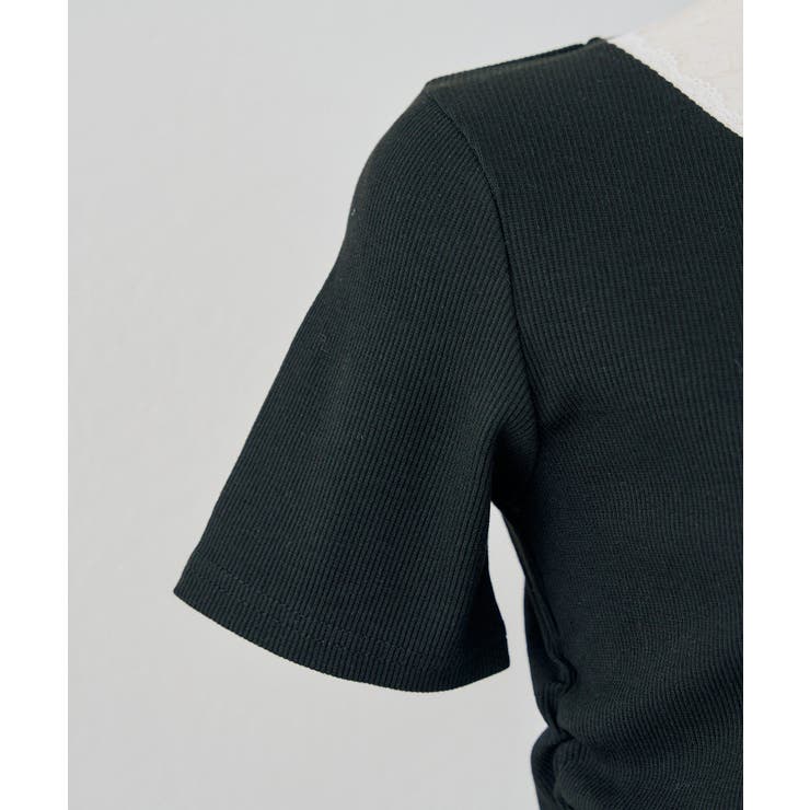 テレコ裾レースヘンリーTシャツ | NICE CLAUP / OLIVE des OLIVE　OUTLET | 詳細画像11 