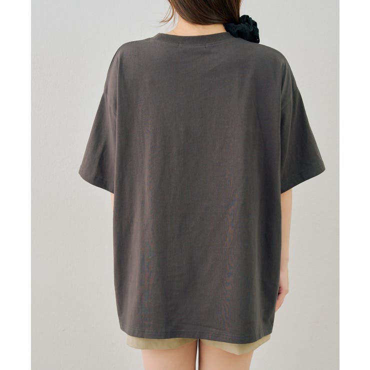 お花×ラインストーンBIGTシャツ | NICE CLAUP / OLIVE des OLIVE　OUTLET | 詳細画像8 