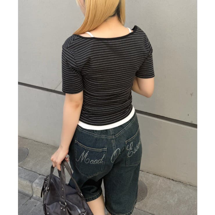 レースアップレイヤード風プルオーバー | NICE CLAUP / OLIVE des OLIVE　OUTLET | 詳細画像21 