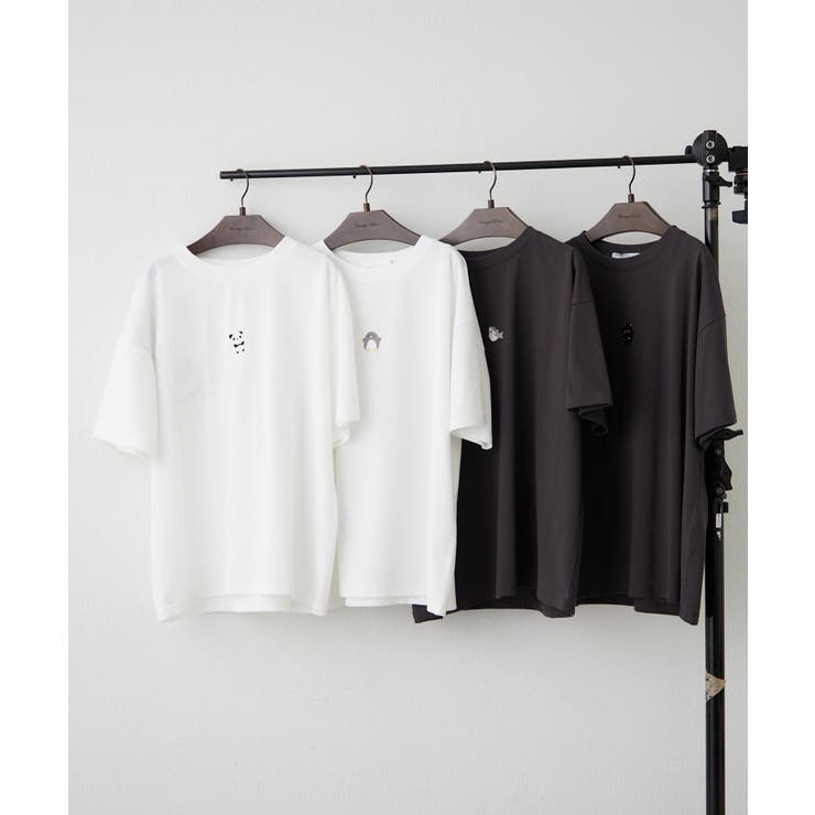 【人気シリーズ】アニマルショルダーTシャツ | NICE CLAUP / OLIVE des OLIVE　OUTLET | 詳細画像3 