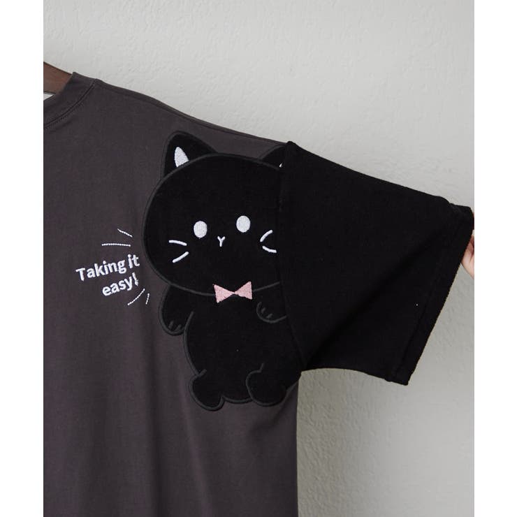 【人気シリーズ】アニマルショルダーTシャツ | NICE CLAUP / OLIVE des OLIVE　OUTLET | 詳細画像10 