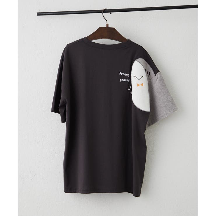 柄3 | 【人気シリーズ】アニマルショルダーTシャツ | NICE CLAUP / OLIVE des OLIVE　OUTLET