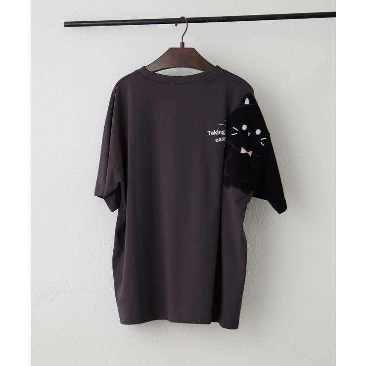 柄4 | 【人気シリーズ】アニマルショルダーTシャツ | NICE CLAUP / OLIVE des OLIVE　OUTLET