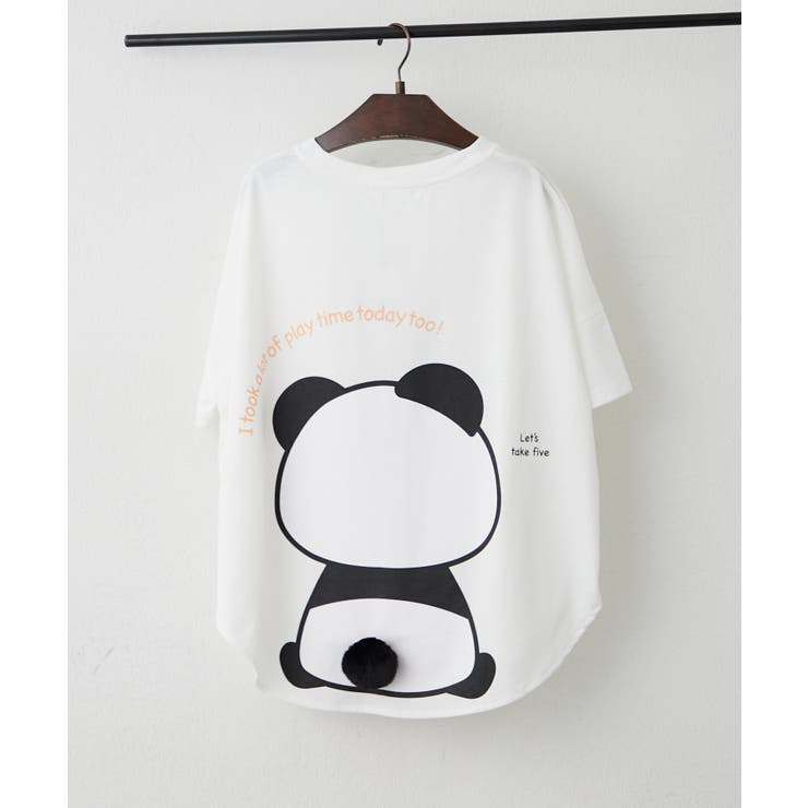 柄1 | 【人気デザイン】アニマル尻尾Tシャツ | NICE CLAUP / OLIVE des OLIVE　OUTLET