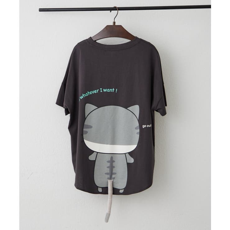 柄4 | 【人気デザイン】アニマル尻尾Tシャツ | NICE CLAUP / OLIVE des OLIVE　OUTLET