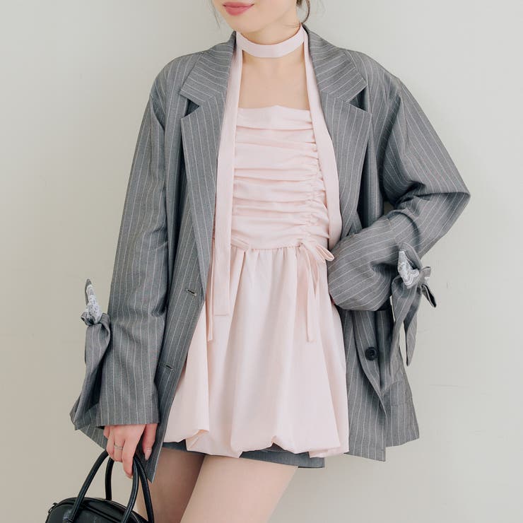 【セットアップ対応】レースリボンテーラージャケット | RMAF　NICE CLAUP / OLIVE des OLIVE | 詳細画像14 