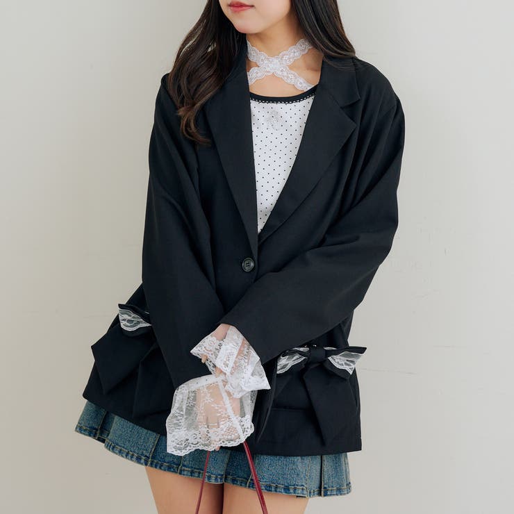 【セットアップ対応】レースリボンテーラージャケット | RMAF　NICE CLAUP / OLIVE des OLIVE | 詳細画像30 