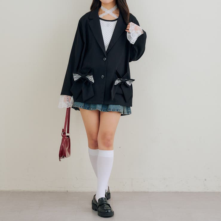 【セットアップ対応】レースリボンテーラージャケット | RMAF　NICE CLAUP / OLIVE des OLIVE | 詳細画像34 