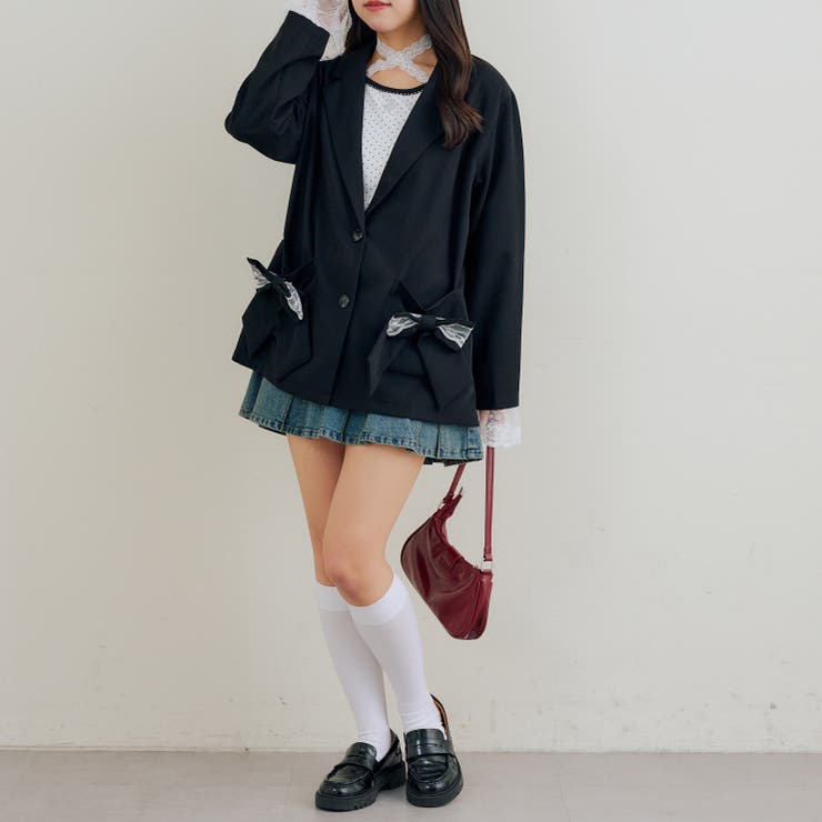 【セットアップ対応】レースリボンテーラージャケット | RMAF　NICE CLAUP / OLIVE des OLIVE | 詳細画像35 